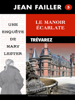 cover image of Le manoir écarlate